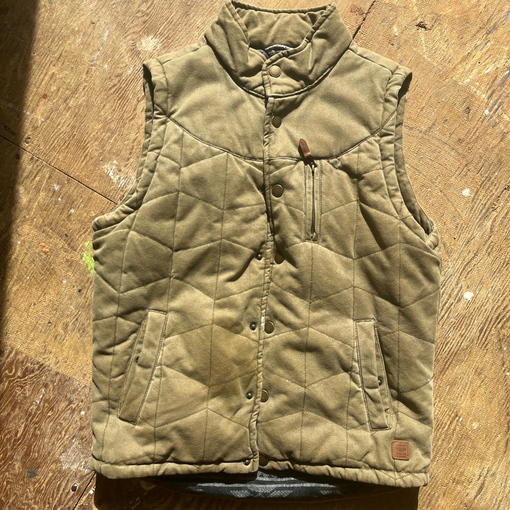 Roark  Quilted Vest - Brown